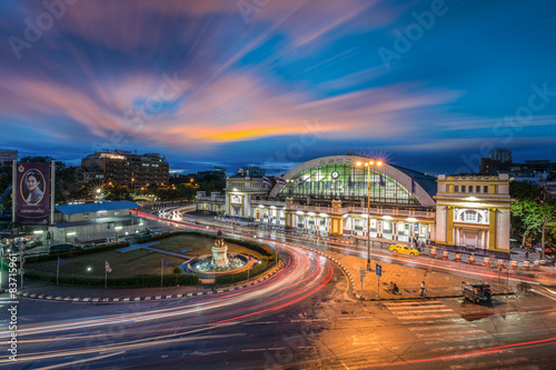 Fotografía Hua lamphong train station, in Bangkok city, Thailand