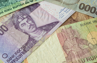 Background from Indonesian rupiah