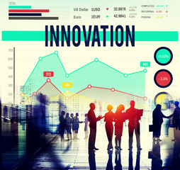 Wall Mural - Innovation Invention Creativity Innovate Inspiration Concept