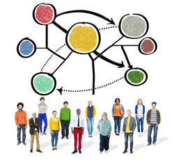 Poster - Connection Global Communications Corporate Networking Concept