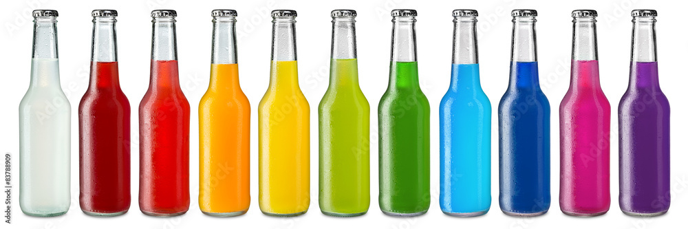 colorful soft drinks - obrazy, fototapety, plakaty 