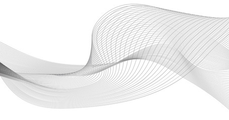 abstract wave element for design vector illustration