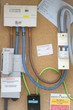 Domestic digital electricity meter installation