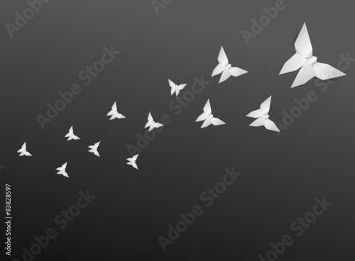schmetterlinge origami