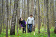 © banzaygelo - a fellow and girl go for a walk in-field