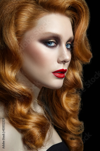 Photo Luxurious redhead