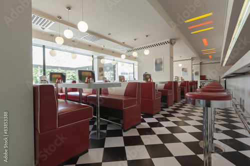 American Diner Restouranr Kaufen Sie Dieses Foto Und