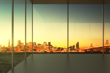 Poster - empty office interior
