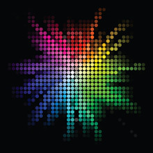 Rainbow Tiles Starburst