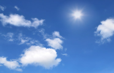 blue sky background