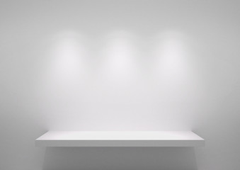 Wall Mural - empty shelf