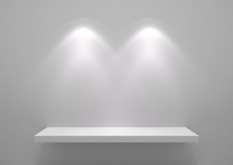 Wall Mural - empty shelf