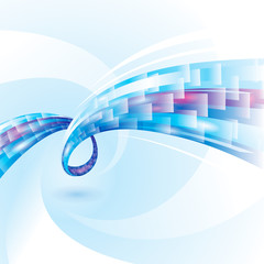 Aufkleber - Abstract background of internet connections. 