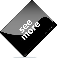 Poster - Video player for web, see more word on it