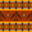 Ethnic seamless pattern on tribal native american style