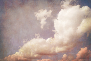 Wall Mural - epic sky, canvas texture