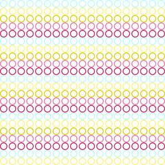 Canvas Print - circles colored colorful background vector