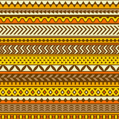 Wall Mural - ethnic pattern. vector seamless background.