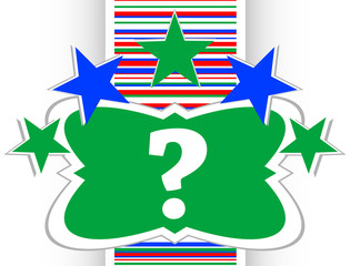 Poster - Question mark icon web button