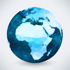 Aufkleber - Abstract illustration of Earth