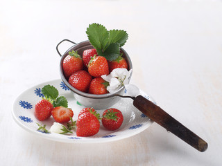 Wall Mural - Fresh strawberry