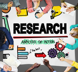 Sticker - Research Exploration Facts Feedback Report Concept