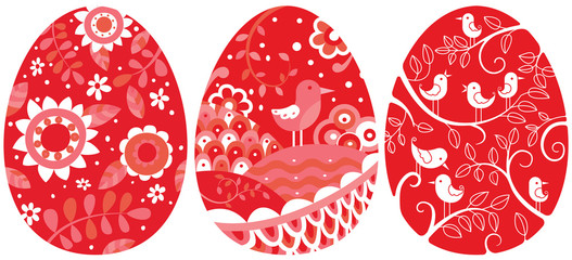 Sticker - Three easter eggs