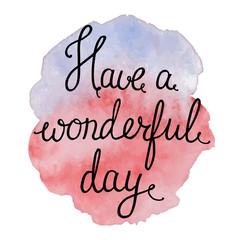 Wall Mural - Have a wonderful day