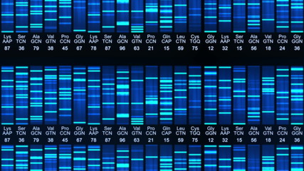 Dna sequence animation.