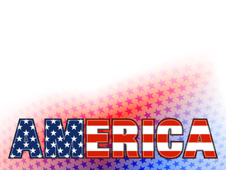 Wall Mural - AMERICA Stars Background