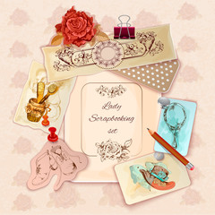 Canvas Print - Ladies Scrapbooking Set