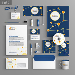 Stationery template design