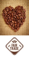 Poster - Composite image of fair trade graphic