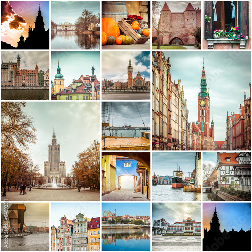 Fototapeta na wymiar Polish cities