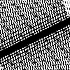 Poster - Abstract noisy texture, black and white background