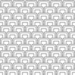 Leinwandbilder - Repeating, seamless pattern or background with simple geometry.