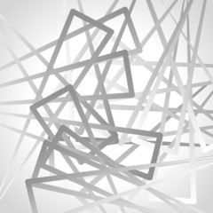 Poster - Abstract graysale image of triangle shapes. Vector.
