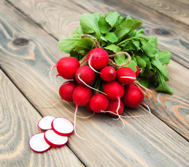 Poster - Fresh organic radish