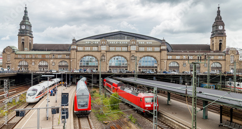 Fotomural Bahnhof train station