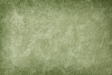Ragging Green Paint Wall Background Or Texture