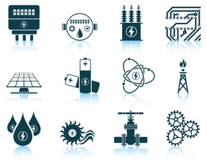 Sticker - Set of energy icons