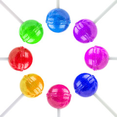 Wall Mural - colorful lollipops