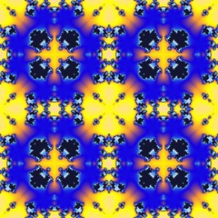 Wall Mural - fractal floral pattern