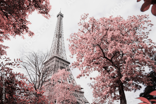 Naklejka - mata magnetyczna na lodówkę Eiffel tower