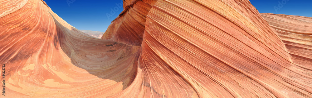 The Wave, Coyote Buttes North, Utah, Arizona - obrazy, fototapety, plakaty 