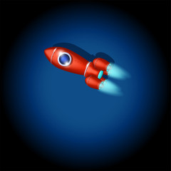 Wall Mural - space ship 8