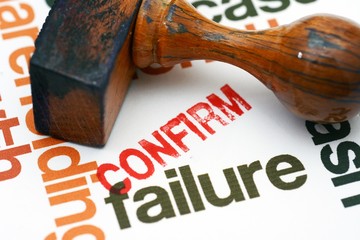 Sticker - Failure confirm