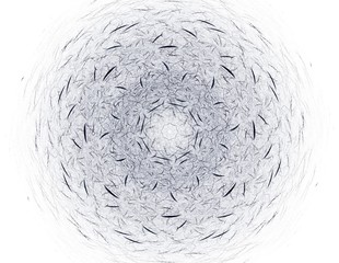 Poster - Abstract mesh spheres. Futuristic technology style.