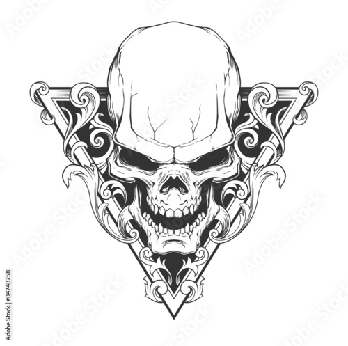 Skull illustration