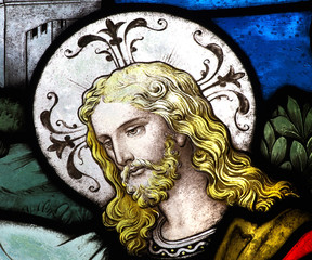 Poster - Jesus Christ in stained glass